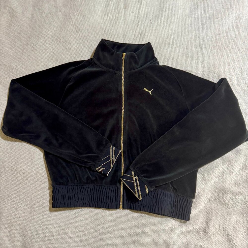 Velour Puma zip jacket